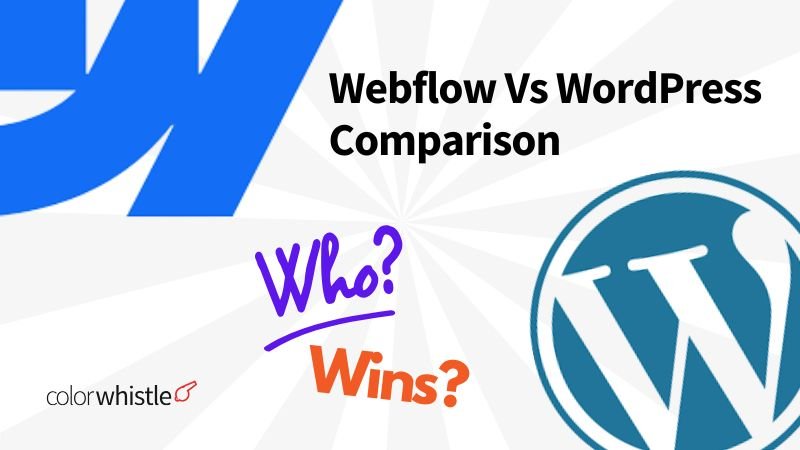 Webflow Vs WordPress Comparison Infographic